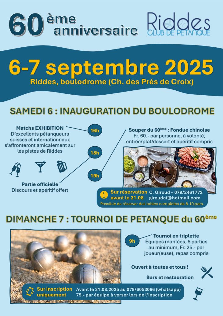 60e anniversaire